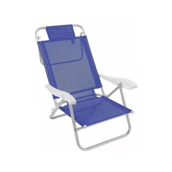 Cadeira praia em aluminio banho de Sol Marinho - Zaka - 1