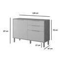 Ver imagem 5 de Kit Modulado Mgm 6 Peças Divina C6p140 Cinamomo/titanium