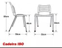 Ver imagem 2 de Kit 3 Cadeiras Prisma Iso Fixa Desmontável Empilhavel Frisocar - Recepção - Sala de Espera - Cor Pre