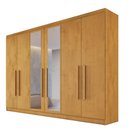 Ver imagem 2 de Guarda Roupa Oslo 6 Portas 6 Gavetas com Espelho Mdf - Mademarcs
