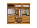 Ver imagem 3 de Guarda Roupa Oslo 6 Portas 6 Gavetas com Espelho Mdf - Mademarcs