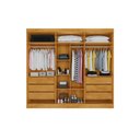 Ver imagem 3 de Guarda Roupa Oslo 6 Portas 6 Gavetas com Espelho Mdf - Mademarcs