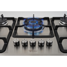 Cooktop Inox 5 Bocas à Gás Tripla Chama Infinity Bivolt Fischer - 4