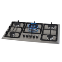 Ver imagem 1 de Cooktop Inox 5 Bocas à Gás Tripla Chama Infinity Bivolt Fischer