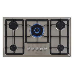 Cooktop Inox 5 Bocas à Gás Tripla Chama Infinity Bivolt Fischer - 2