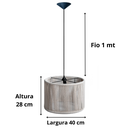 Ver imagem 4 de Pendente Grande Sala Sala de Jantar Corda Naútica Cor Palha