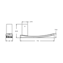 Ver imagem 2 de Fechadura Porta Casa Madeira Externa Preto Stam 40mm 803/21 Fech. 803/21 - Esp. Preto Fosco (g)