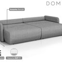 Ver imagem 6 de Sofá 2 Lugaress Retrátil e Reclinável 240cm Linho Domus