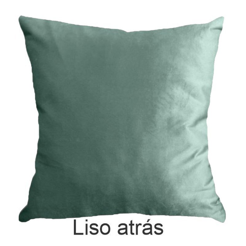 Kit 4 Capas para Almofada em Veludo Drapeada Quadrada Verde Menta e Rose - 7