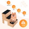 Escada Pet - Acesso Fácil e Seguro para Seu Cachorro Antiderrapante- Quarto /sala /sofá /cama - 4
