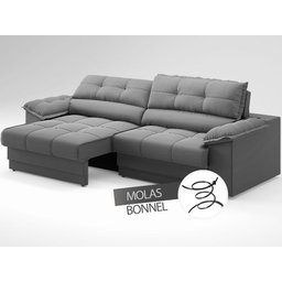 Sofá com Carregador Usb e Molas no Assento Retrátil Reclinável Mimo 2,30m Velosuede Grafite - Netsof - 5 Sofá com Carregador Usb e Molas no Assento Retrátil Reclinável Mimo 2,30m Velosuede Grafite - Netsof - 5