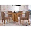 Ver imagem 1 de Mesa Cozinha Berlim 90 + 4 Cad Dafne Natural/Capucci Rufato