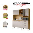 Ver imagem 4 de Kit Cozinha Mega com Tampo Freijó Soft - Kits Paraná