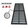 Grelha Pluvial com Aro 15cm X 50cm Preto Fosco com Tela - 4