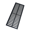 Ver imagem 1 de Grelha Pluvial com Aro 15cm X 50cm Preto Fosco com Tela
