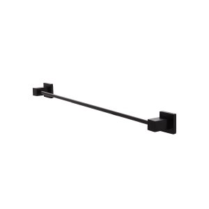 Porta Toalha de Banho Grécia Luxo Preto Fosco