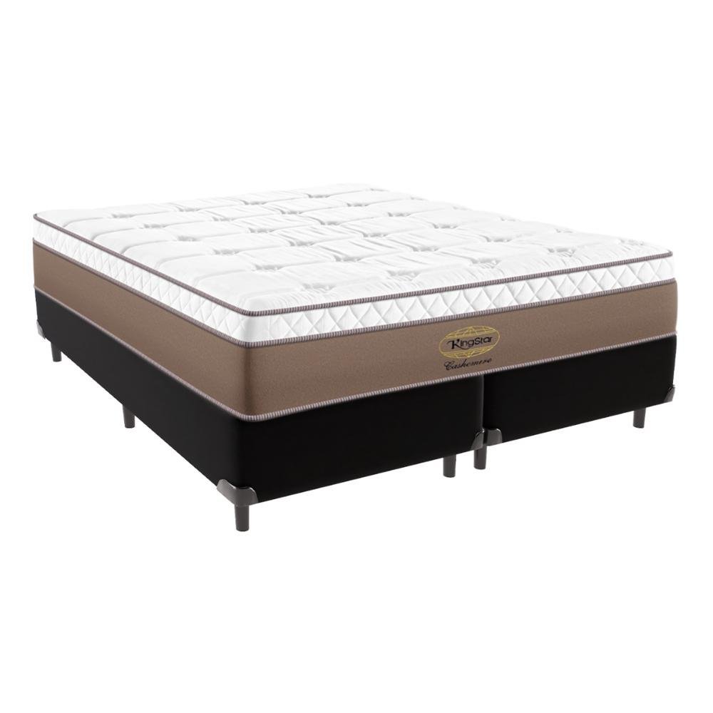 Cama Box + Colchão Cashemire New King 193x203 King Star