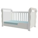 Ver imagem 7 de Berço Americano Lara com Colchão e Guarda Roupa Ternura Baby 4 Portas Branco Flex - Incorplac