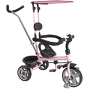 Ver imagem 1 de Triciclo Carrinho para Passeio e Pedal Kiddo Whoop Grow Rosa