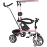 Triciclo Carrinho para Passeio e Pedal Kiddo Whoop Grow Rosa - 1
