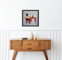 Ver imagem 2 de Quadro Quadrado Homem Boteco - 33x33cm:moldura Preta