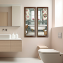 Ver imagem 2 de 2 Quadros Decorativos Lavabo Banheiro Social Toalete Sabonete 20x60cm