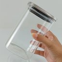 Ver imagem 6 de Pote Hermético de Borossilicato 1L Transparente 15x10x10cm Mantimentos Cozinha