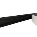 Ver imagem 1 de Moldura Roda Meio Eva Autocolante Marte 5cmx5mm 10 Metros - Preto