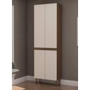 Ver imagem 1 de Armário Paneleiro Alto 80cm com Pés 4 Portas 1305 Linha Conecta Genialflex
