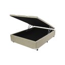 Ver imagem 1 de Cama Box Baú Castor Casal Premium Kansas Bege 138x188x35cm
