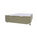 Ver imagem 2 de Cama Box Baú Castor Casal Premium Kansas Bege 138x188x35cm