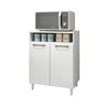 Balcão de Cozinha com Tampo 2 Portas 61cm - Branco - 1