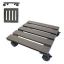 Ver imagem 4 de Suporte Vaso Planta com Rodas Pallet Movel Decoracao Deck Jardim Varandas Sacadas Resistente Versati