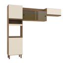 Ver imagem 1 de Cozinha Compacta Raquel 3 Peças Carvalho/Off White