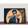 Quadro Poster com Moldura Pop Bruno Mars P5033 - 1