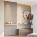 Ver imagem 1 de Kit 2 Placas de Painel Ripado Toronto 250cm x 58cm x 3,3mm (Rende 2,9m²) Ecorevest Bege