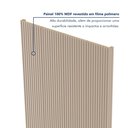Ver imagem 5 de Kit 2 Placas de Painel Ripado Toronto 250cm x 58cm x 3,3mm (Rende 2,9m²) Ecorevest Bege