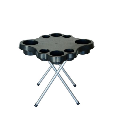 Mesa Petisqueira Ideal Para Praia/mar Com Pés Em Alumínio