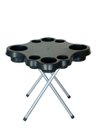 Ver imagem 1 de Mesa Petisqueira Ideal Para Praia/mar Com Pés Em Alumínio