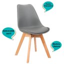 Ver imagem 4 de Cadeira Leda - Cinza