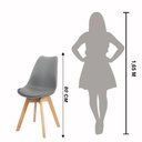 Ver imagem 3 de Cadeira Leda - Cinza