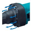 Ver imagem 3 de Retificadeira 6mm 1/4'' 400w 25000 Rpm Pinça 6mm Industrial Metal com Chaves Gd0601 220v Makita