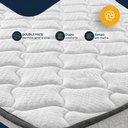 Ver mais imagens de Cama Box Casal com Colchão de Molas Ensacadas Double Comfort 138x188x59cm