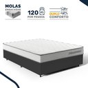 Ver imagem 5 de Cama Box Casal com Colchão de Molas Ensacadas Double Comfort 138x188x59cm