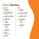 Ver imagem 3 de Cama Box Viúva Cinza + Colchão Espuma D33 Zidi Hanover Ortopédico 128x188x61cm