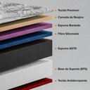 Ver mais imagens de Cama Box Viúva Cinza + Colchão Espuma D33 Zidi Hanover Ortopédico 128x188x61cm