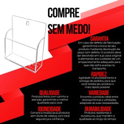 Suporte de Acrílico para Medidores de Temperatura e Umidade Datalogger - 7