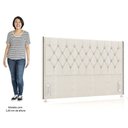 Ver imagem 5 de Cabeceira Cama Box Casal 140cm Florenza P02 Linho Creme - Mpozenato