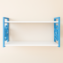 Ver imagem 4 de Prateleira Estante Organizadora Livros Infantil Gamer Bebê Nicho Azul Branco Decorar Industrial