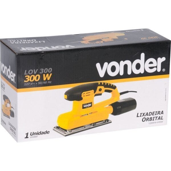 Lixadeira Orbital Elétrica 300W Lov300 Vonder 127V - 6